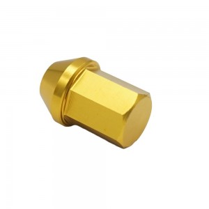 定制彩色阳极氧化不锈钢轮毂螺母汽车配件车轮零件