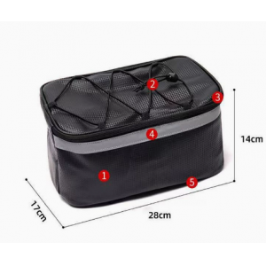 驾包后座包防水电动车自行车后座储物箱